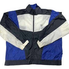 Vintage 90  s USA Olympic Track Jacket Blue JC Pennney Windbreaker Zip Athletic
