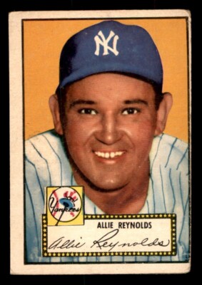 1952 Topps Baseball #67 Allie Reynolds GD *h1