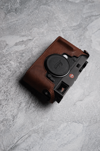 Genuine Real Leather Half Camera Case Bag Cover for Leica M10 M10P Handle - Picture 20 of 27