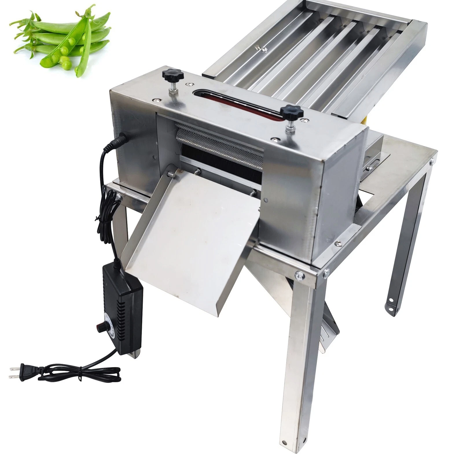 110V Commercial Pea Peeling Machine 60kg/h Stainless Steel Comodo Sheller
Opens in a new window or t