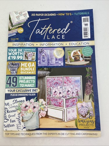 Tattered Lace Magazine Bundle X10, Issues 90-99, Inspiration Education Info VGC. - Imagen 14 de 24