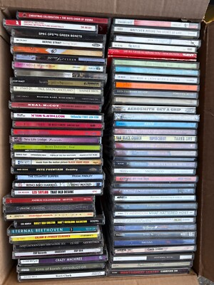 JOB LOT CD'S 60+  x mixed genre CD's some sealed  all pictured Most  mint