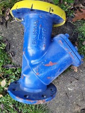 1x CAST IRON 'Y' STRAINER VALVE - FLANGED PN16 DN100