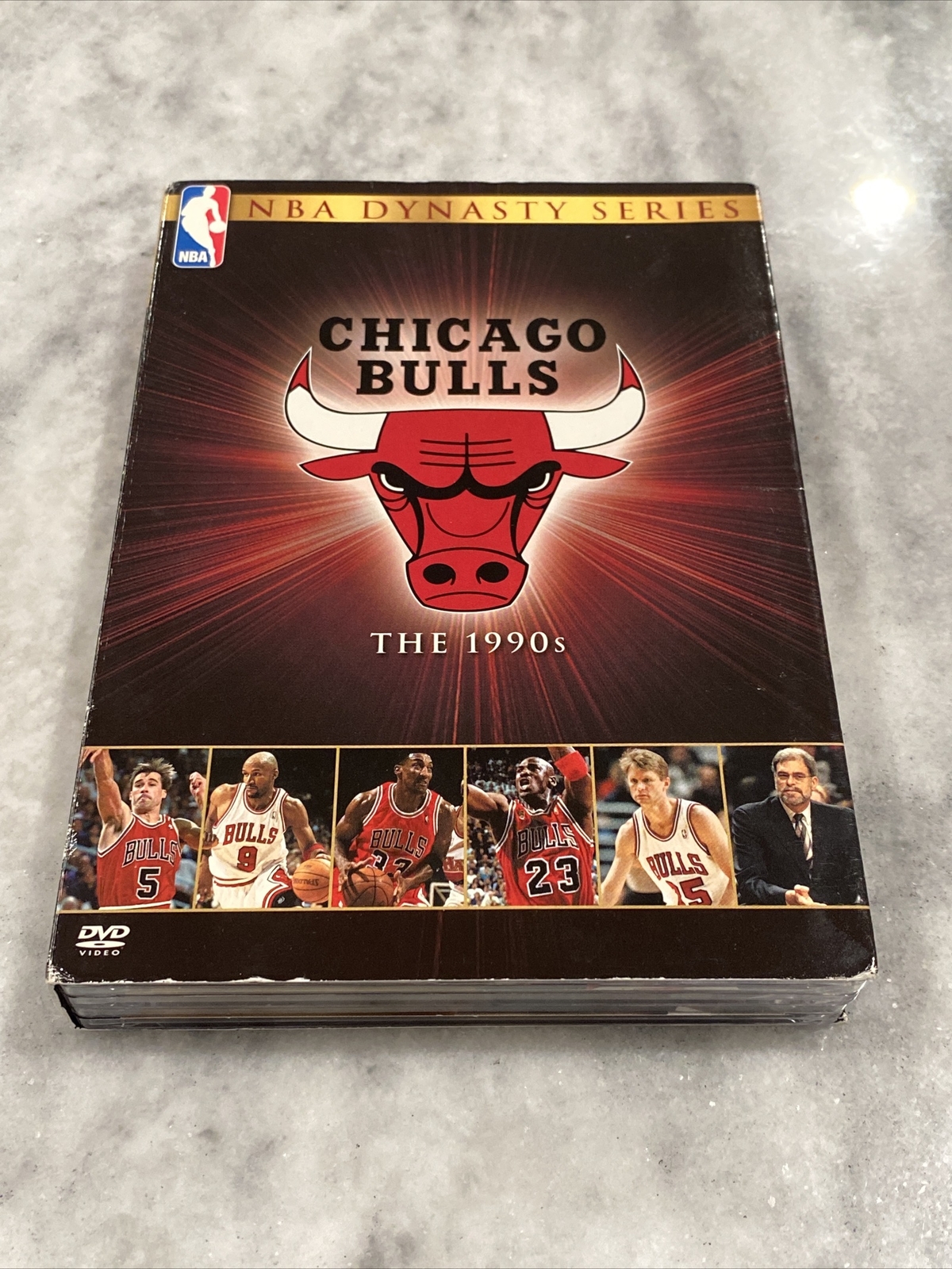 1 NBA Dynasty Series Chicago Bulls The 1990s DVDs 2004 4 Disc Set with