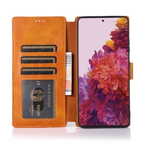 Leather Wallet Phone Case For Samsung Galaxy S24 S23 S22 S21 S20 S10 S9 Note20 9 - 第 3/15 張圖片