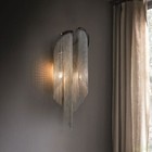Postmodern Tassel Wall Sconce Lamp Aluminum Chain Wall Light LED Indoor Lighting