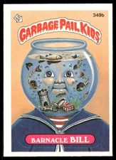 Barnacle Bill 1987 Garbage Pail Kids Topps Card #349b (NM)
