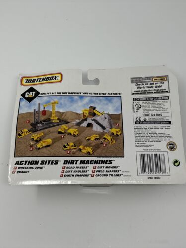 Matchbox Dirt Machines Caterpillar Road Pavers 32957 1998 - Picture 2 of 11