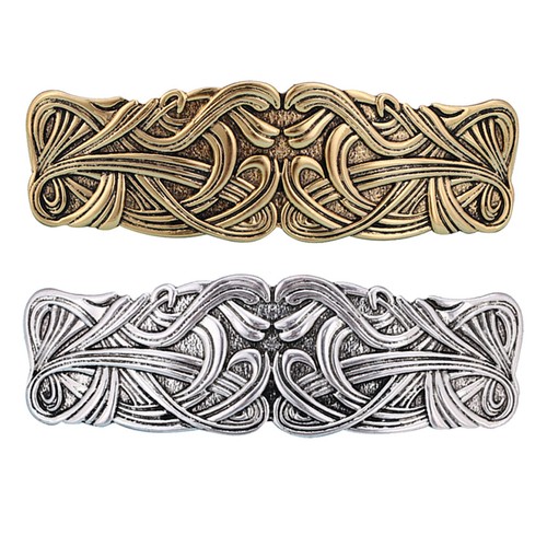 2x Vintage Style Viking Hairclip Flower French Hair Barrette Hair Pin - Picture 5 of 12