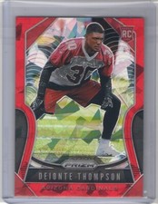 DEIONTE THOMPSON 2019 Panini Prizm RC RED ICE Refractor #390 CARDINALS Alabama