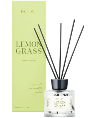 ÉCLAT Lemongrass Raumduft Duftstäbchen, langanhaltender Lufterfrischer - 130ml