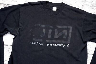 Vintage 1994 NIN Nine Inch Nails Downward Spiral 2 Sided Vintage 1994 NIN Nine Inch Nails Downward Spiral 2 Sided