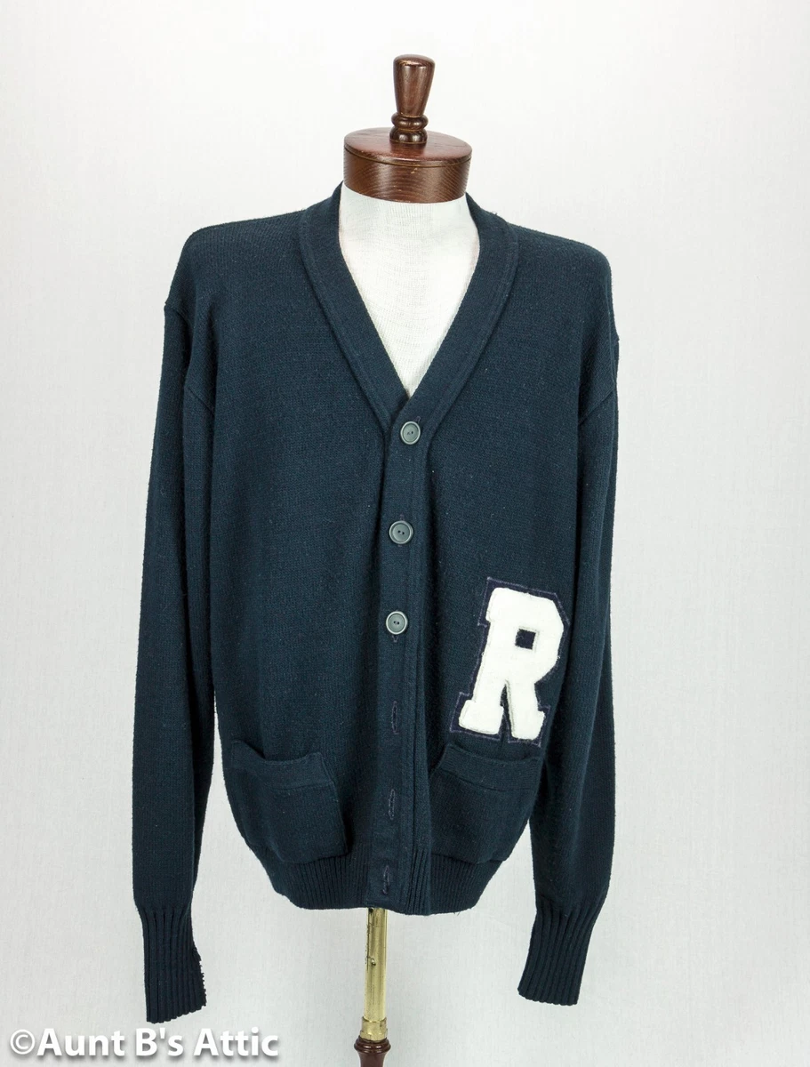 Letterman style sweater sale