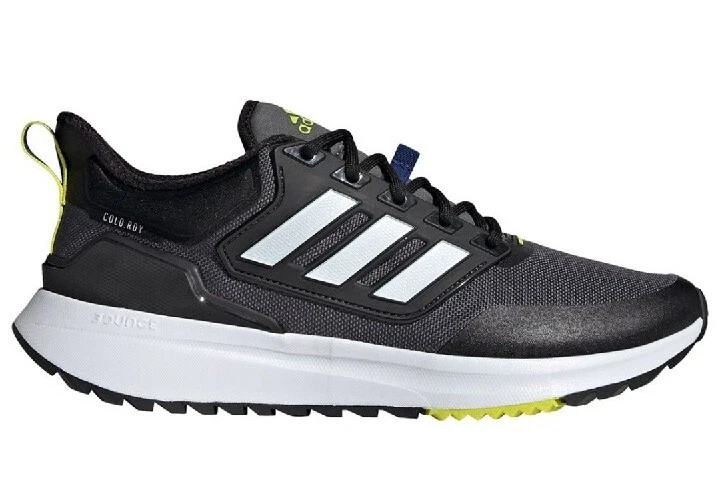 Mens black adidas hotsell trainers size 9