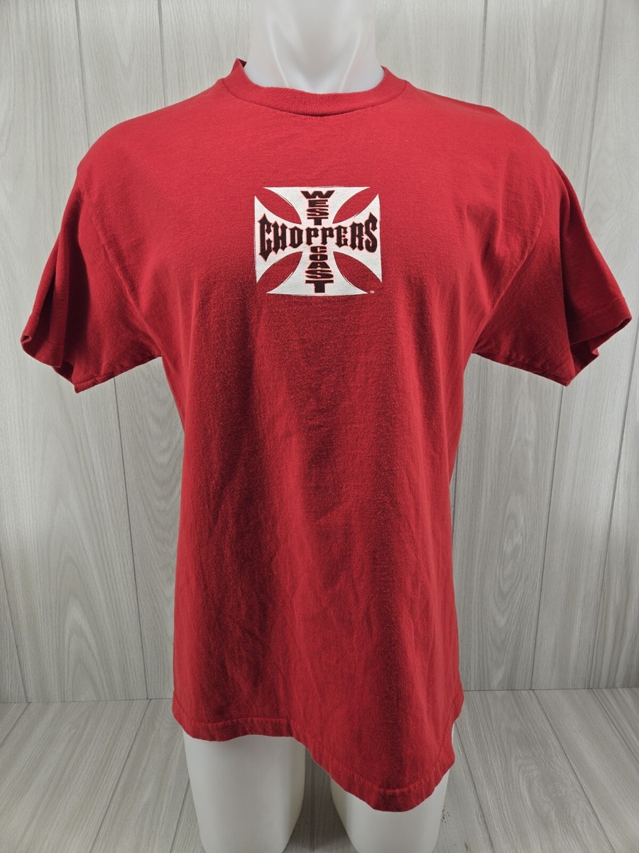 Vintage Y2K West Coast Choppers Shirt Size Large Red WCC Vintage Y2K West Coast Choppers Shirt Size Large Red WCC