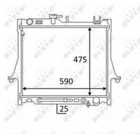 KüHler Passend FüR Isuzu Rodeo 3.0D 02- Nrf 58480