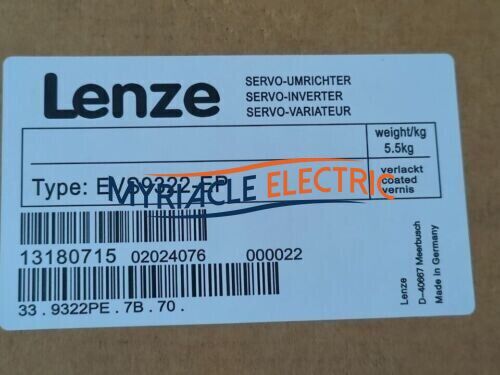 EVS9322-EP IPCS New Sealed Original Lenze EVS9322-EP Servo Inverter - Picture 1 of 10