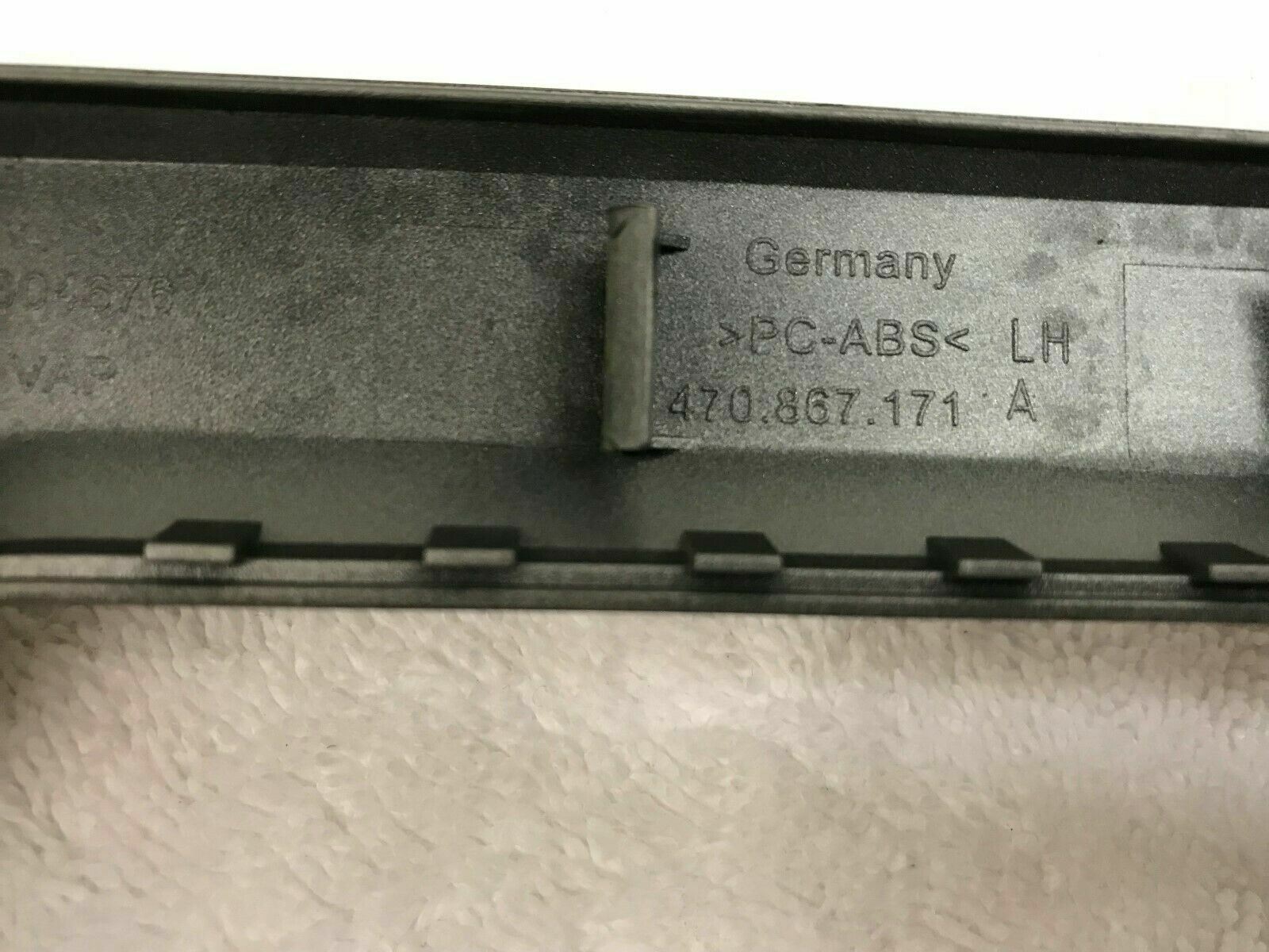 LAMBORGHINI AVENTADOR LP700 LP720 DRIVER LEFT DOOR HANDLE RECESS OEM 470867171A 
