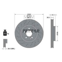 Textar 2X Bremsscheibe 92262105