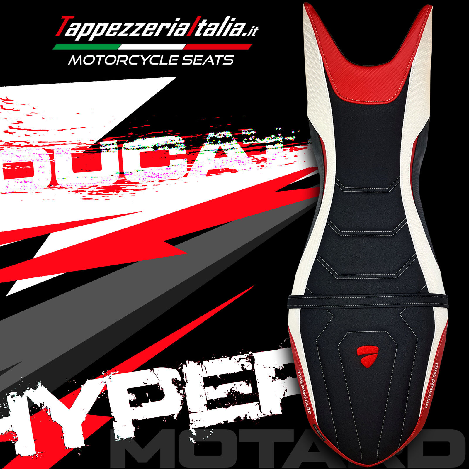 2019-2021 Ducati Hypermotard 950/SP Upholstery Italy Saddle Coating New