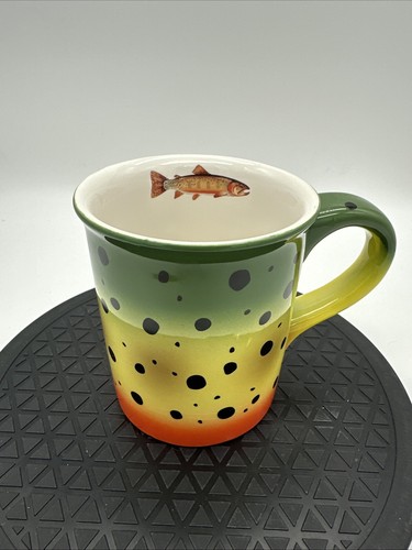 North Creek Cabins Trout Mug EUC