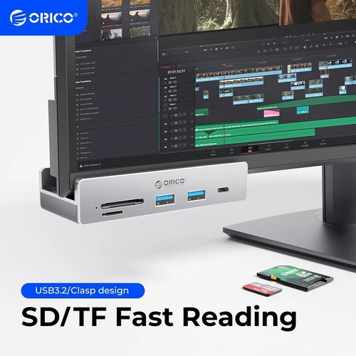 ORICO USB 3.2 10Gbps Hub 6 Port Expansion High-Speed Transmission with 15W