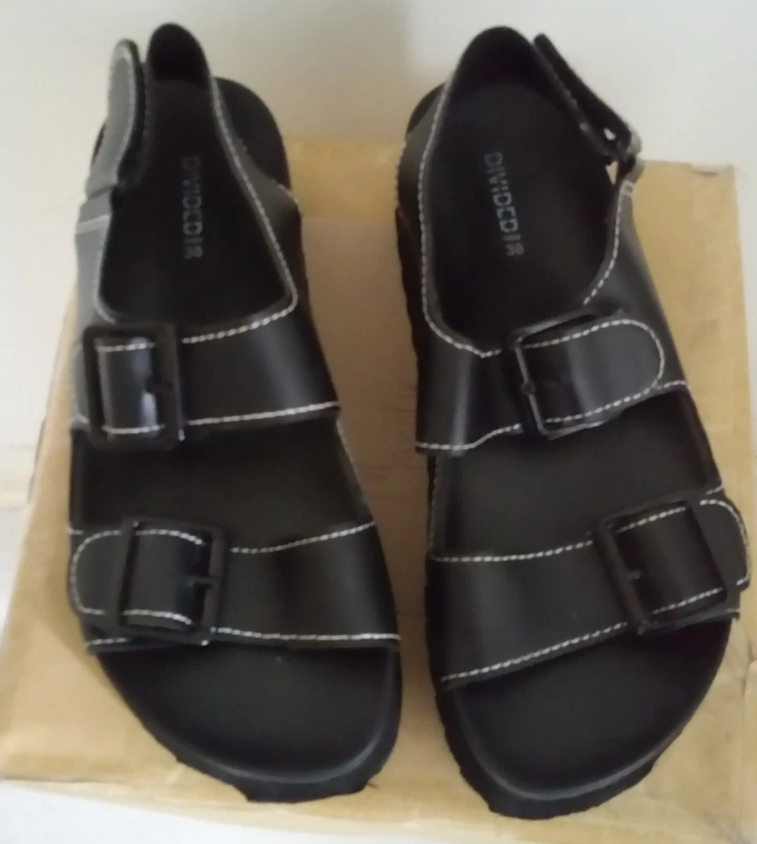 Divided platform cheap sandals