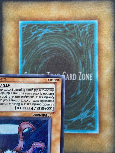 Yugioh Necroface GLAS-EN090 GLAS-IT090 Secret Rare 1st Ed ITALIAN LP - Picture 7 of 15