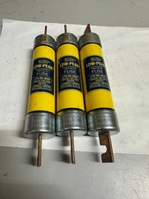 BUSSMANN LPS-RK-90SP LOW PEAK FUSES LOT OF 3 90A/600V TEST GOOD FREE SHIP