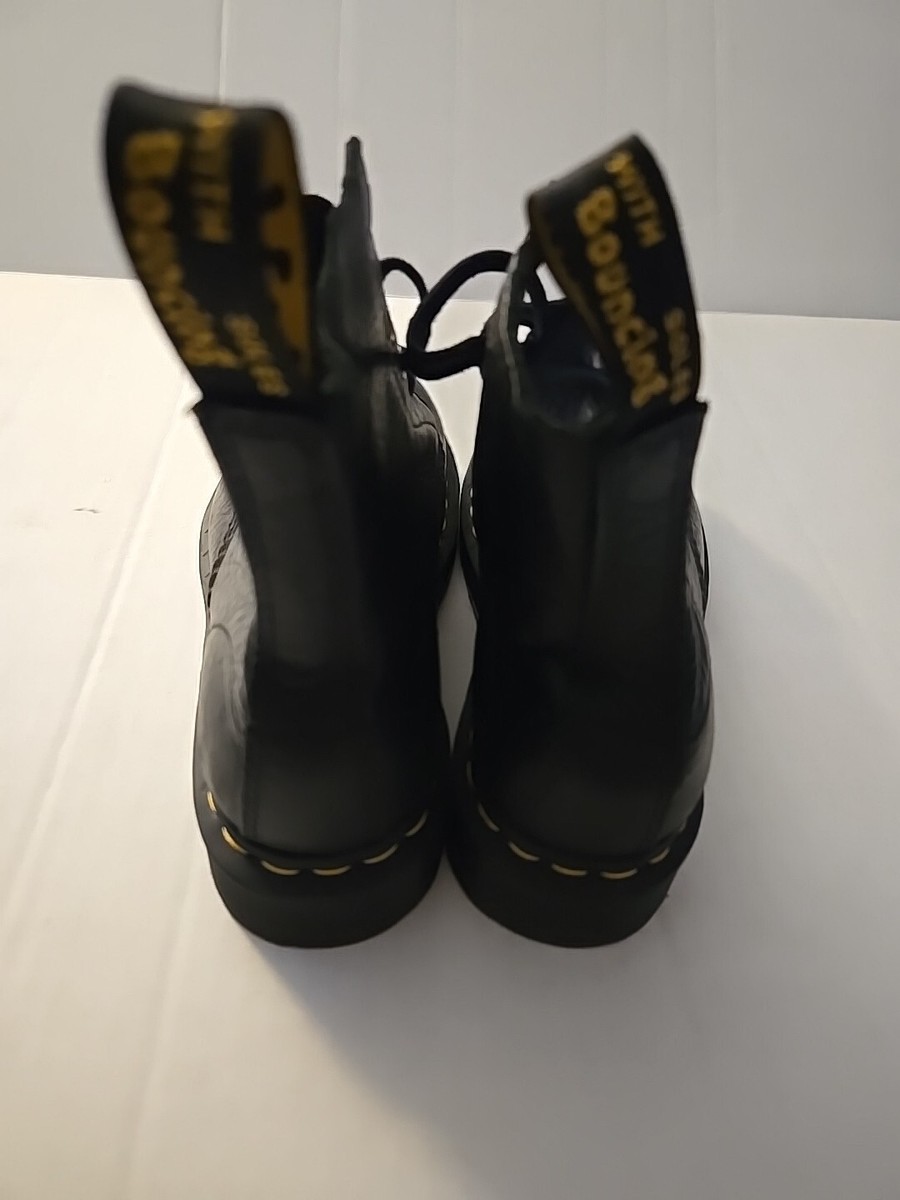 Doc Martens Unisex Originals Eight-Eye Lace-Up Boot Black Men's 4