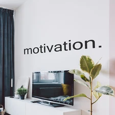 Motivational Wall Decal Quote - Motivation - Inspirational Home or Office Decor
