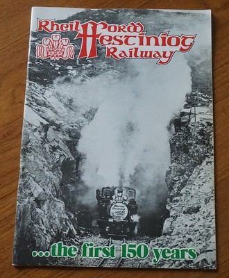 Rheill Ffestiniog Zugbroschüre Touristenführer Programm