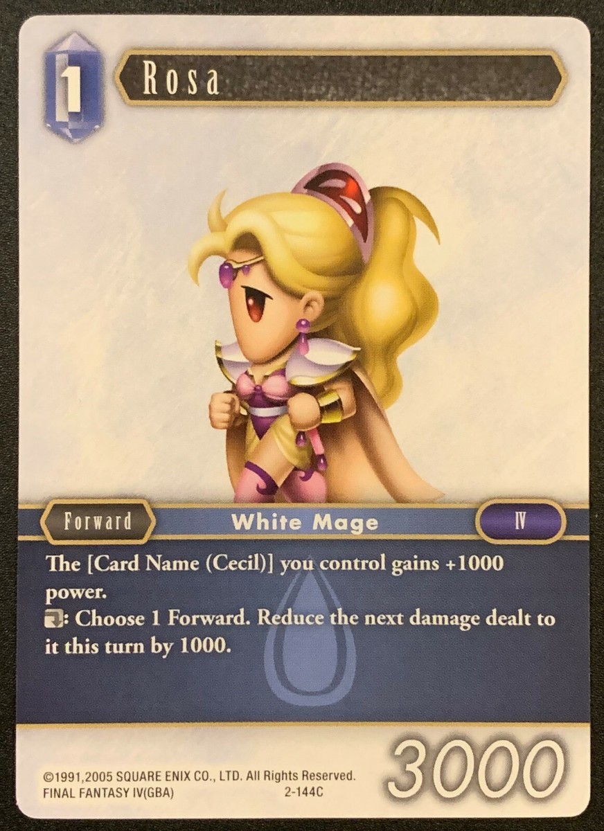 Rosa 2-144C Common Water Forward Opus II Final Fantasy