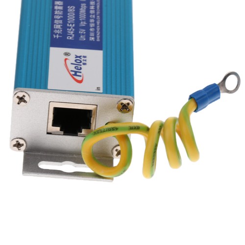 1000 Mbps RJ 45 Überspannungsschutzgerät Ethernet Netzwerk Blitzschutz - Afbeelding 5 van 8