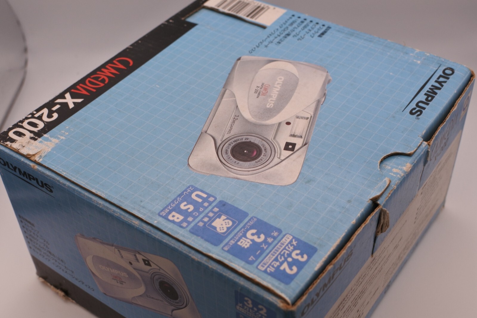 [NEAR MINT] Olympus X-200 CAMEDIA CCD 3.2MP Compact Digital Camera AA Japan #332