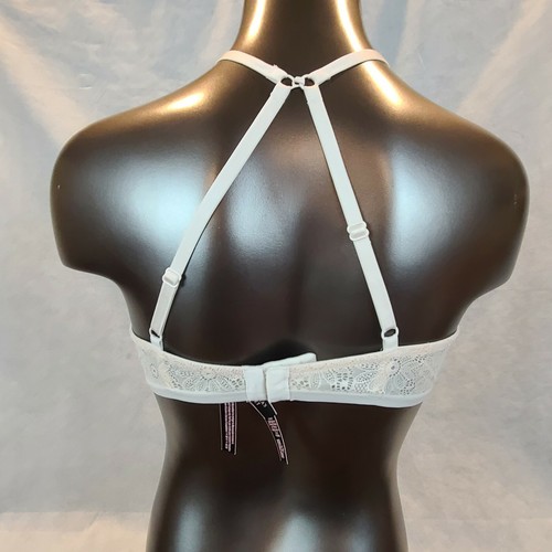 Victorias Secret Grand Beige Dentelle Très Sexy Légèrement Doublé Fil Bralette - Photo 4 sur 6