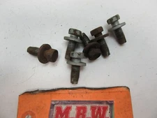 SET OF 6 BOLTS FRONT BUMPER COVER REINFORCEMENT BAR TO CAR FRAME BOLT REBAR 
