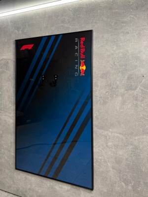 Art Holder Frame on the Wall 80x50 cm. Technic F1 Red Bull Racing