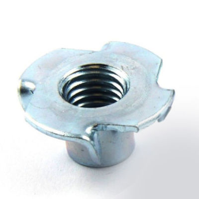 10x M6 Captive T Nuts Pronged Insert Blind Tee Nut for Fixing in Wood ...