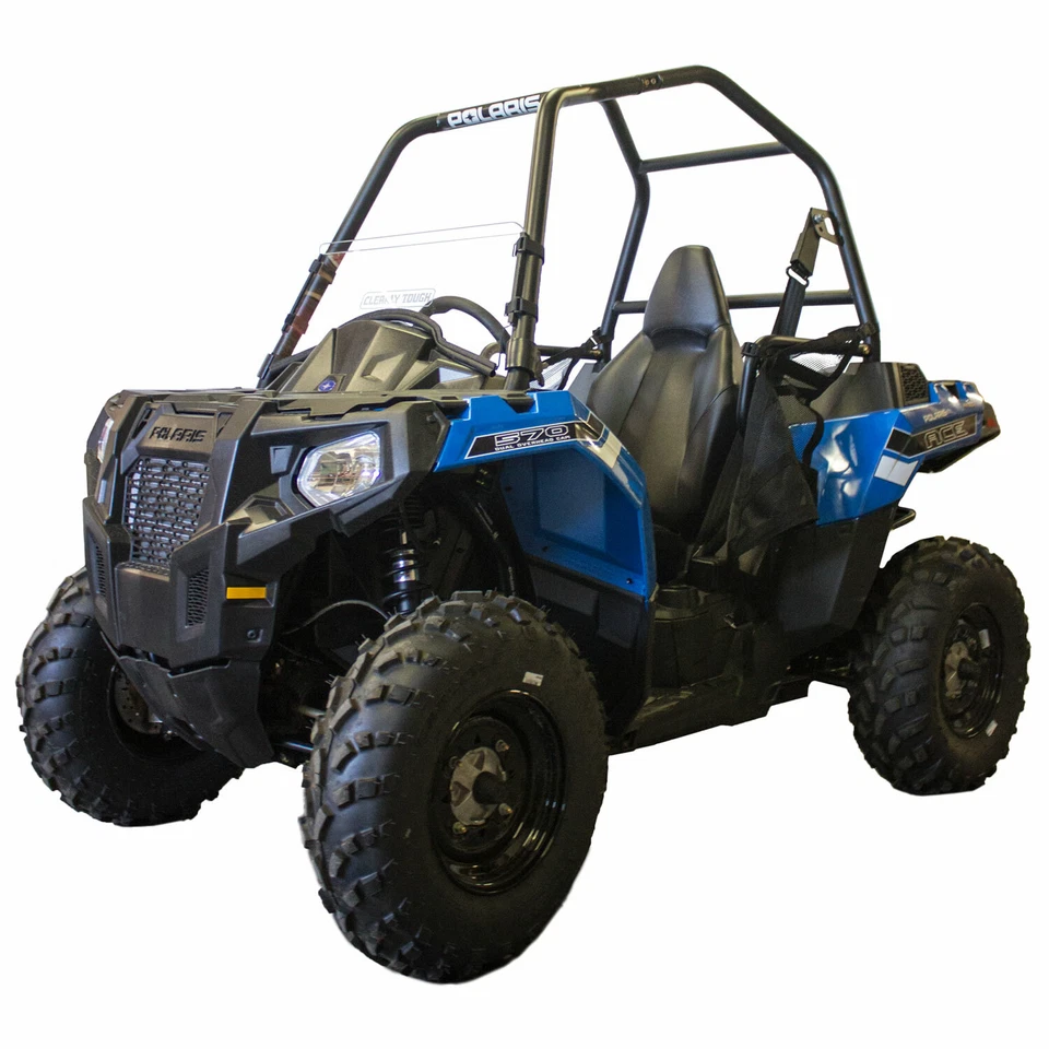 Clearly Tough Polaris Ace Half Windshield - Image 2 of 2