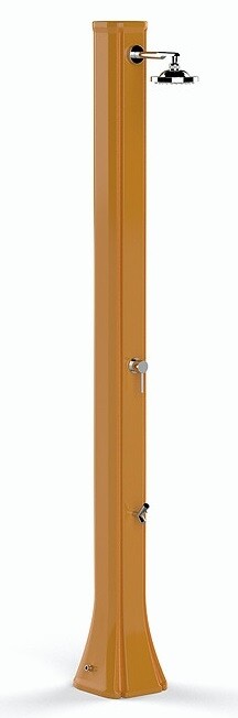 Doccia Solare Arkema Big Happy Five Serbatoio 40 Lt - Colore Arancio Con Lavapie