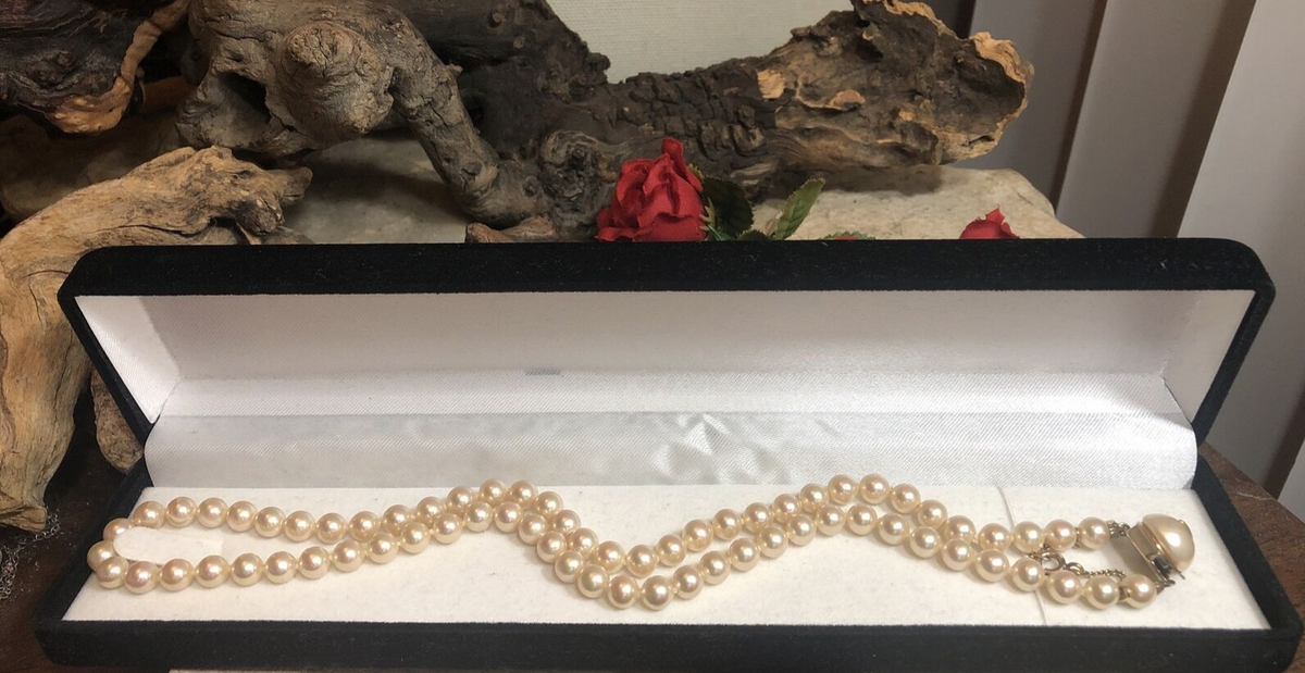 2.MAJORICA 925 Sterling White Faux Pearl Bead Beaded Knotted