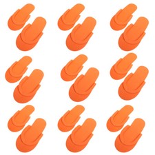 12 Pairs Disposable Sandals Toe Spa Slippers Salon Slippers Spa Party Favors