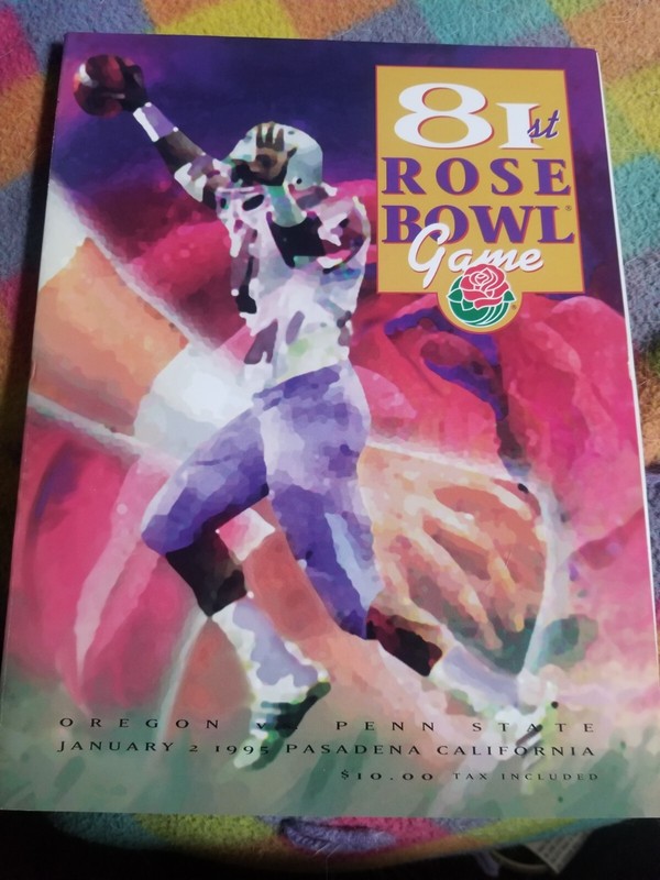 Penn State Rose Bowl Jan. 2 1995