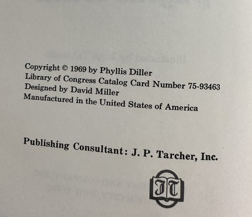 Phyllis Diller - The Complete Mother, 1st Edition SIGNED! - Picture 3 of 4
