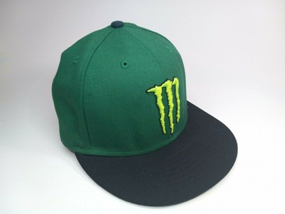 Monster Energy Black Neon Green Fitted 