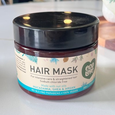 Hair Mask for Intensive Care & Straightened 11.8 Oz By Eco Love