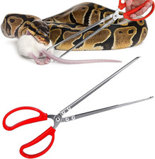 15" Snake  Reptile Feeding Tongs     Ball Python, Gecko, Lizard