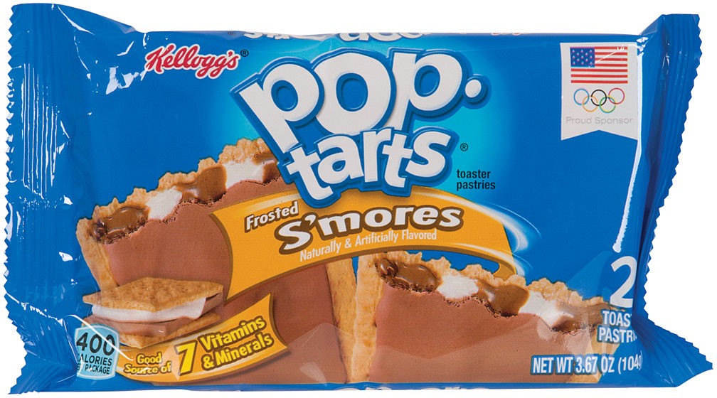 Сморес с глазурью от Kelloggs Pop-Tarts - закуска на ходу, хрустящая, компактная, идеальная