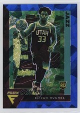 2020-21 Panini Flux Rookies Blue Cracked Ice Prizm Elijah Hughes #249 0wp8